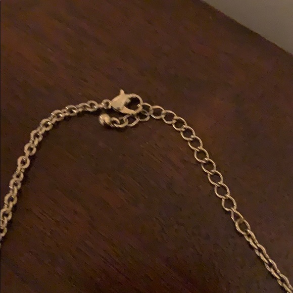 34” Goldlike chain with a floral heart pendant - Picture 3 of 3